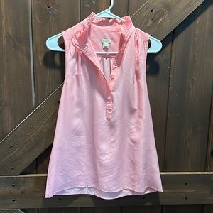 J Crew Sleeveless Blouse